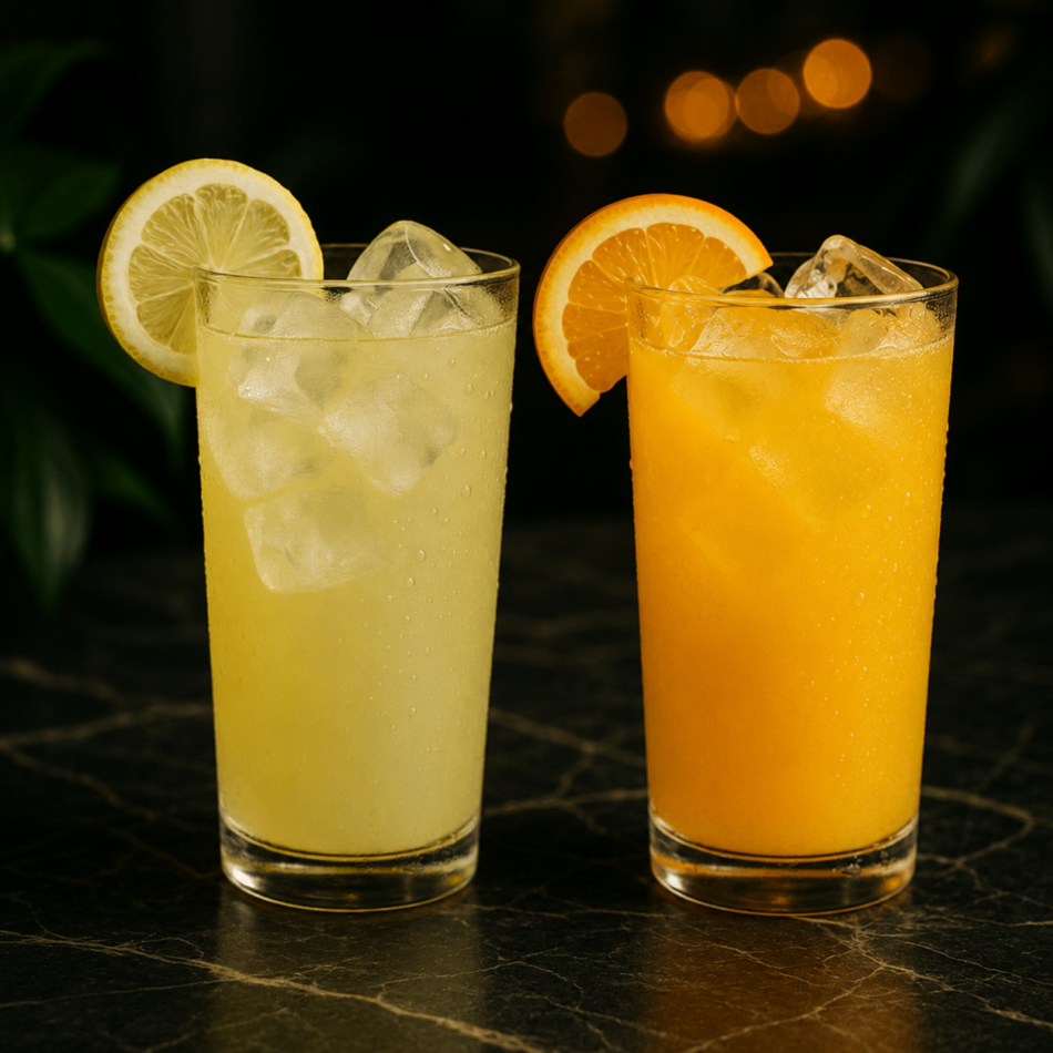 Limonata ve Portakal suyu